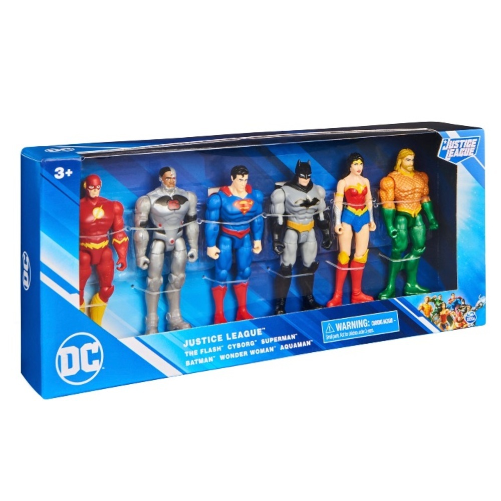 DC Justice League Action Figure 6-Pack